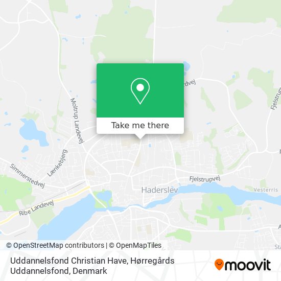 Uddannelsfond Christian Have, Hørregårds Uddannelsfond map