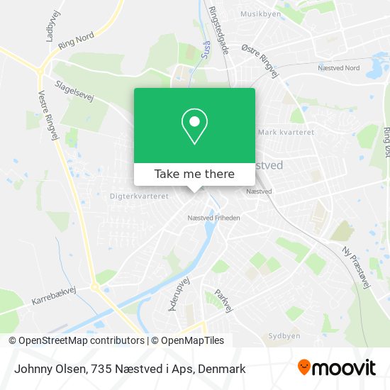 Johnny Olsen, 735 Næstved i Aps map