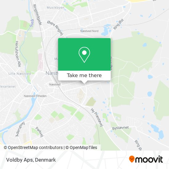 Voldby Aps map