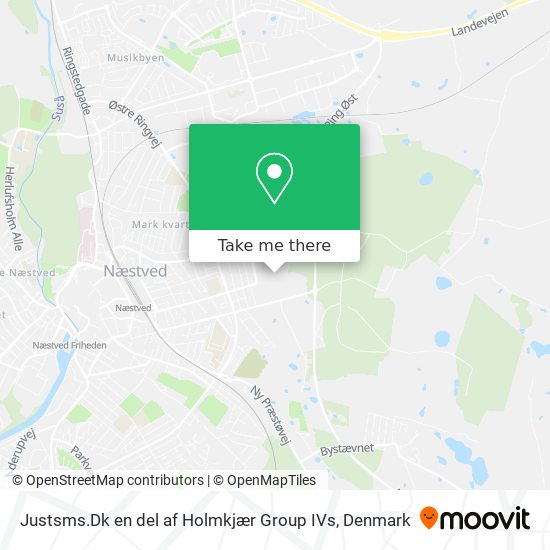 Justsms.Dk en del af Holmkjær Group IVs map