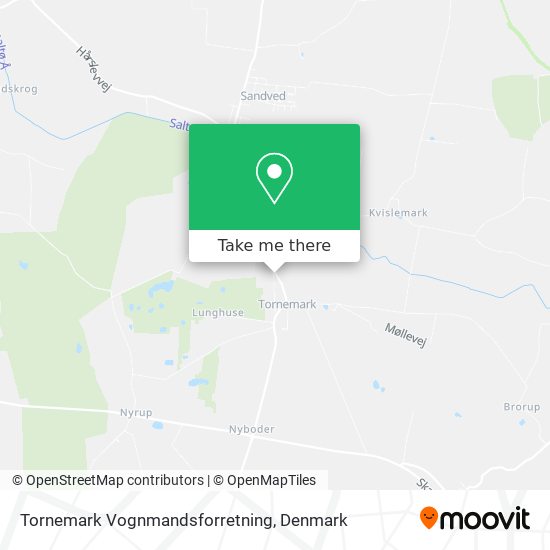 Tornemark Vognmandsforretning map