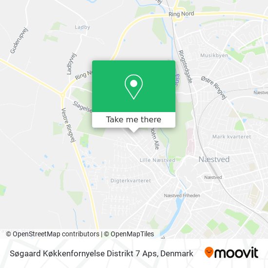 Søgaard Køkkenfornyelse Distrikt 7 Aps map