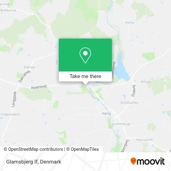 Glamsbjerg If map