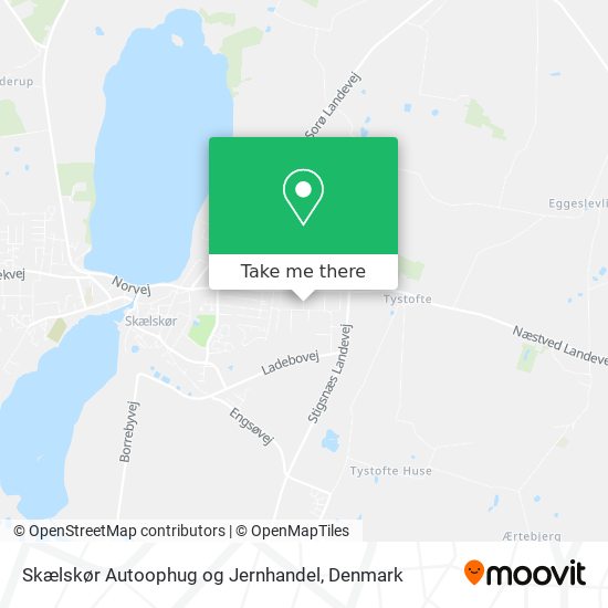 Skælskør Autoophug og Jernhandel map