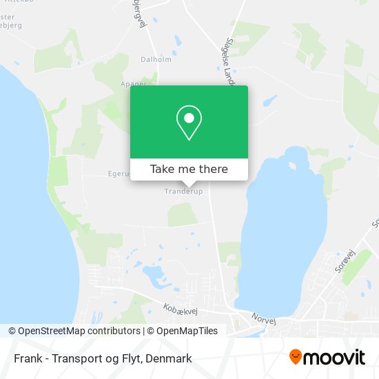 Frank - Transport og Flyt map