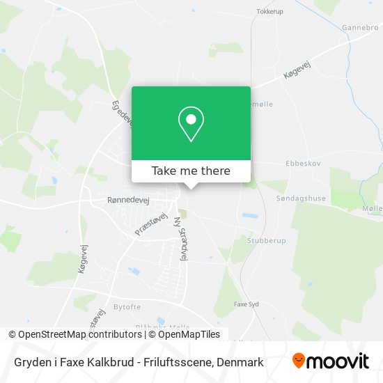 Gryden i Faxe Kalkbrud - Friluftsscene map