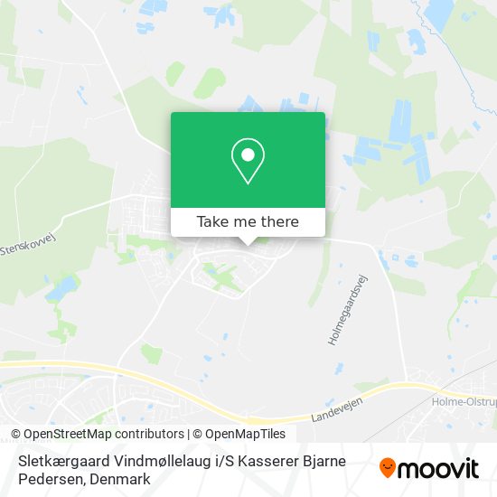 Sletkærgaard Vindmøllelaug i / S Kasserer Bjarne Pedersen map