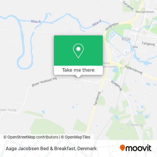 Aage Jacobsen Bed & Breakfast map