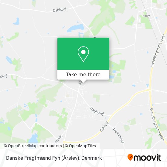 Danske Fragtmænd Fyn (Årslev) map