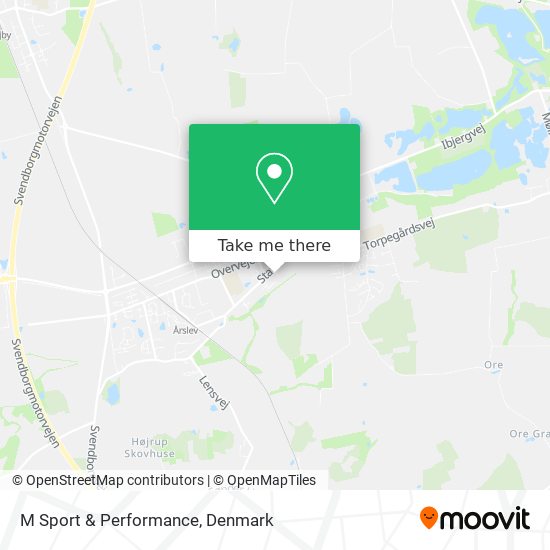 M Sport & Performance map