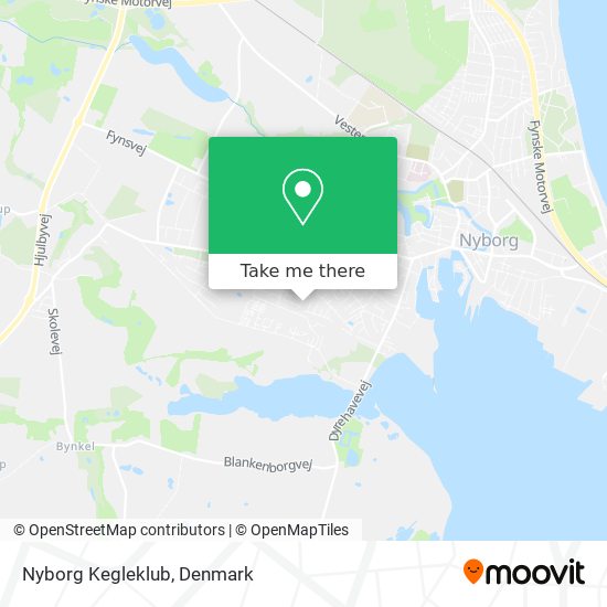 Nyborg Kegleklub map