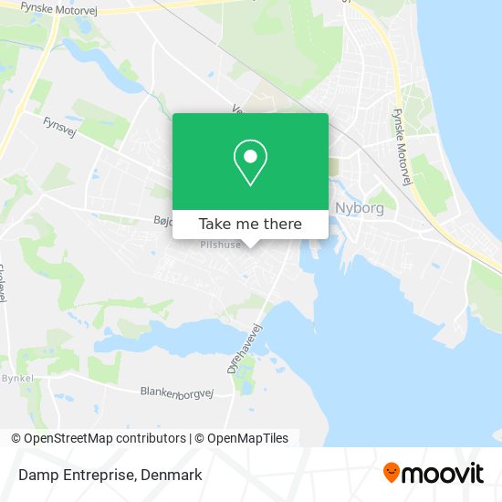 Damp Entreprise map