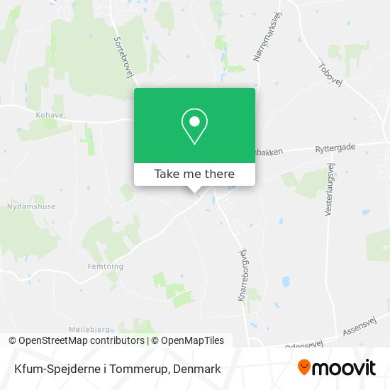 Kfum-Spejderne i Tommerup map