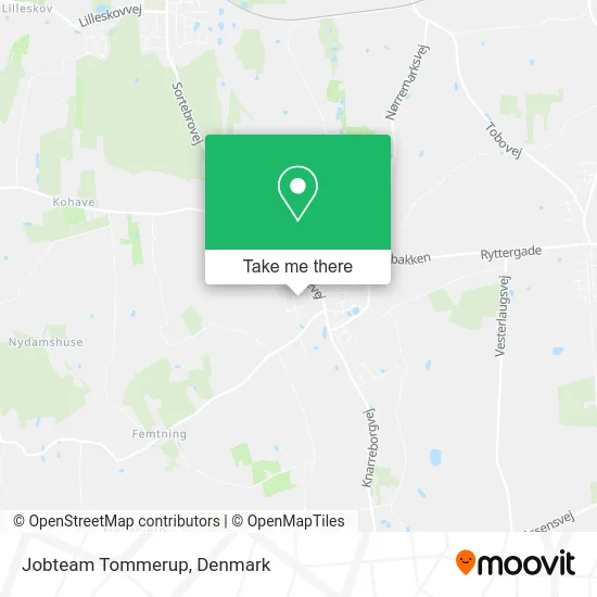 Jobteam Tommerup map