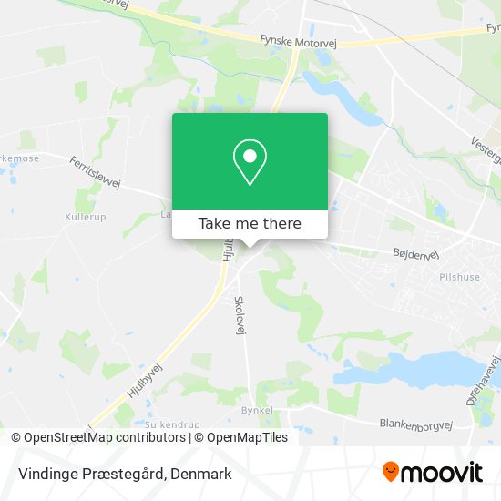 Vindinge Præstegård map