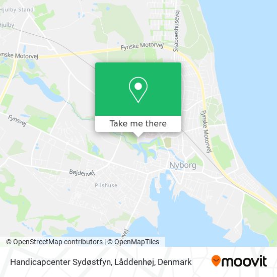 Handicapcenter Sydøstfyn, Låddenhøj map