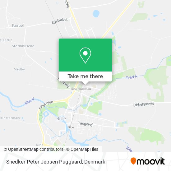 Snedker Peter Jepsen Puggaard map