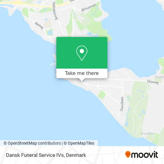 Dansk Funeral Service IVs map