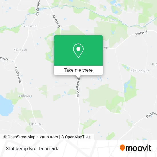 Stubberup Kro map