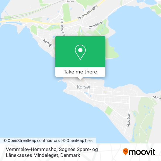 Vemmelev-Hemmeshøj Sognes Spare- og Lånekasses Mindeleget map