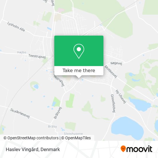 Haslev Vingård map