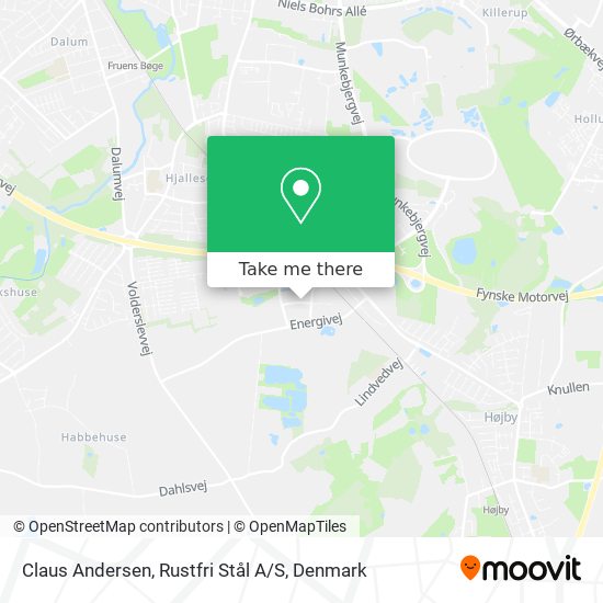 Claus Andersen, Rustfri Stål A / S map