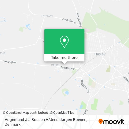 Vognmand J-J Boesen V / Jens-Jørgen Boesen map