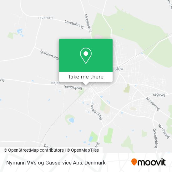 Nymann VVs og Gasservice Aps map