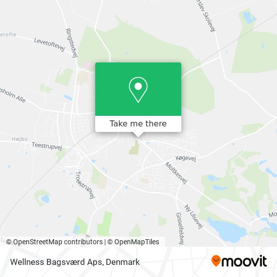 Wellness Bagsværd Aps map