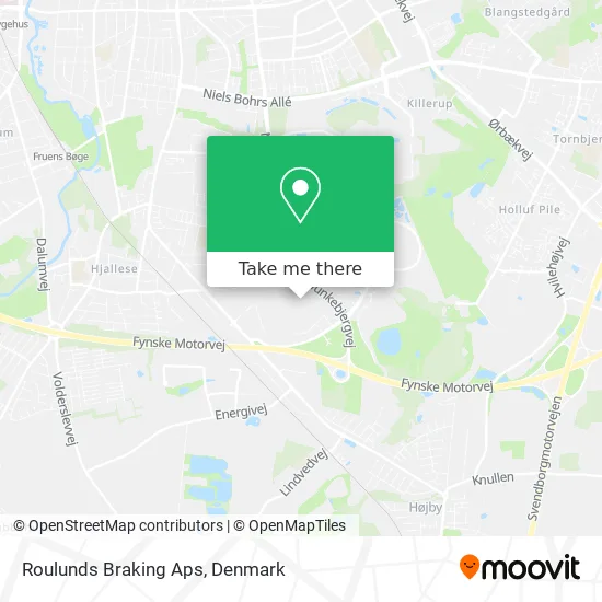 Roulunds Braking Aps map