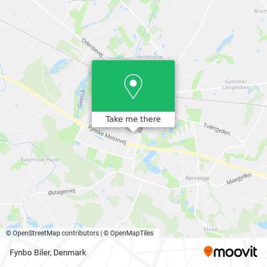 Fynbo Biler map