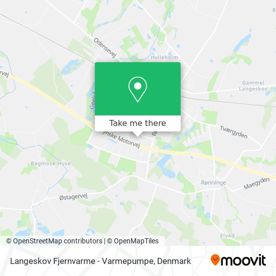 Langeskov Fjernvarme - Varmepumpe map