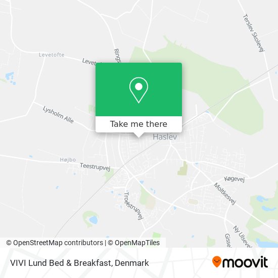 VIVI Lund Bed & Breakfast map