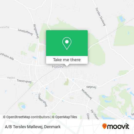 A/B Terslev Møllevej map