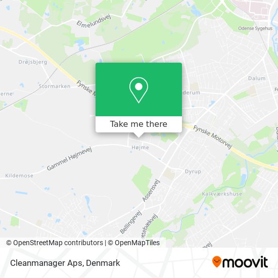 Cleanmanager Aps map