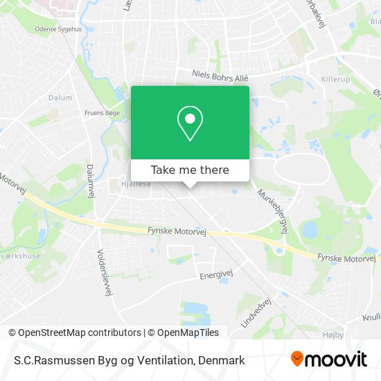 S.C.Rasmussen Byg og Ventilation map