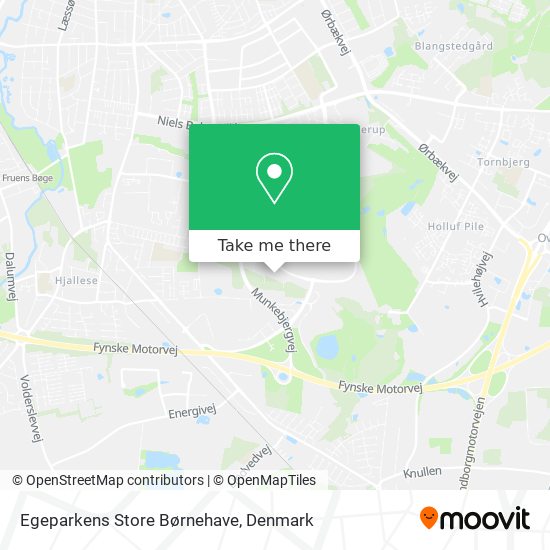 Egeparkens Store Børnehave map