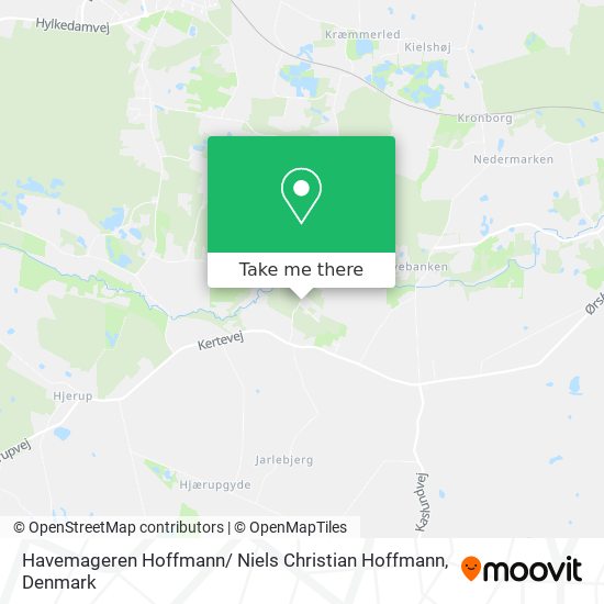 Havemageren Hoffmann/ Niels Christian Hoffmann map