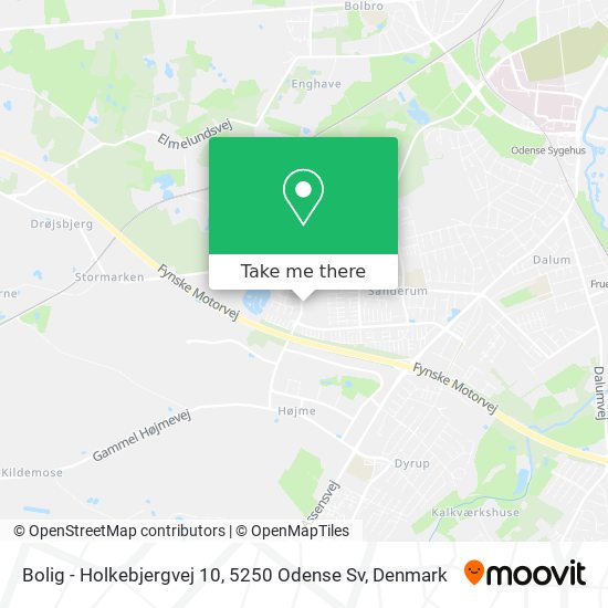 Bolig - Holkebjergvej 10, 5250 Odense Sv map