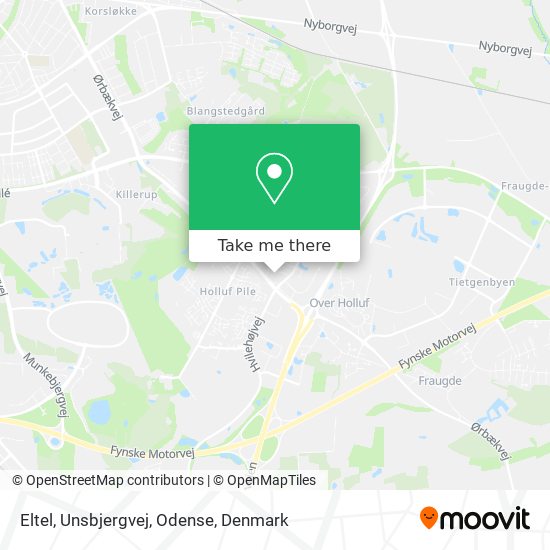 Eltel, Unsbjergvej, Odense map