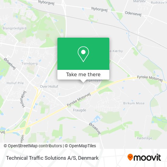 Technical Traffic Solutions A / S map