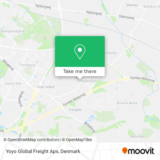 Yoyo Global Freight Aps map