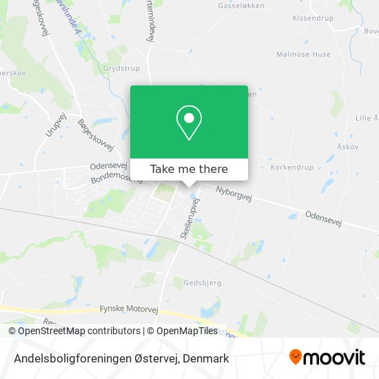 Andelsboligforeningen Østervej map
