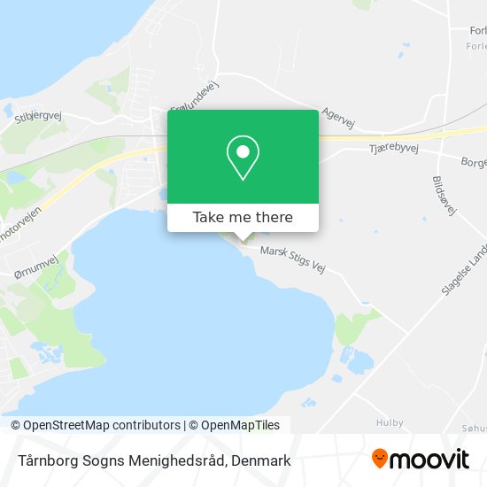 Tårnborg Sogns Menighedsråd map