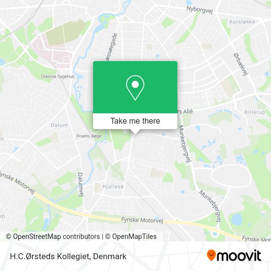 H.C.Ørsteds Kollegiet map