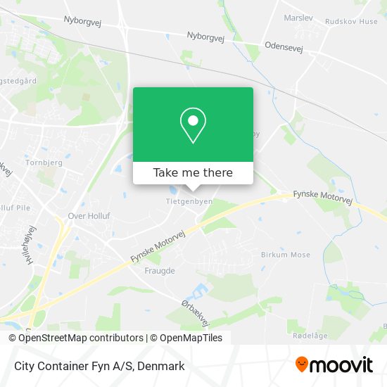 City Container Fyn A/S map