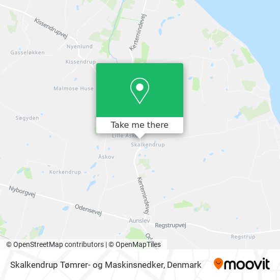 Skalkendrup Tømrer- og Maskinsnedker map