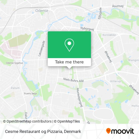 Cesme Restaurant og Pizzaria map