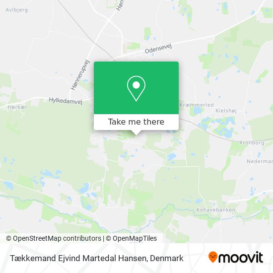 Tækkemand Ejvind Martedal Hansen map