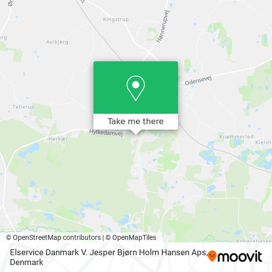 Elservice Danmark V. Jesper Bjørn Holm Hansen Aps map